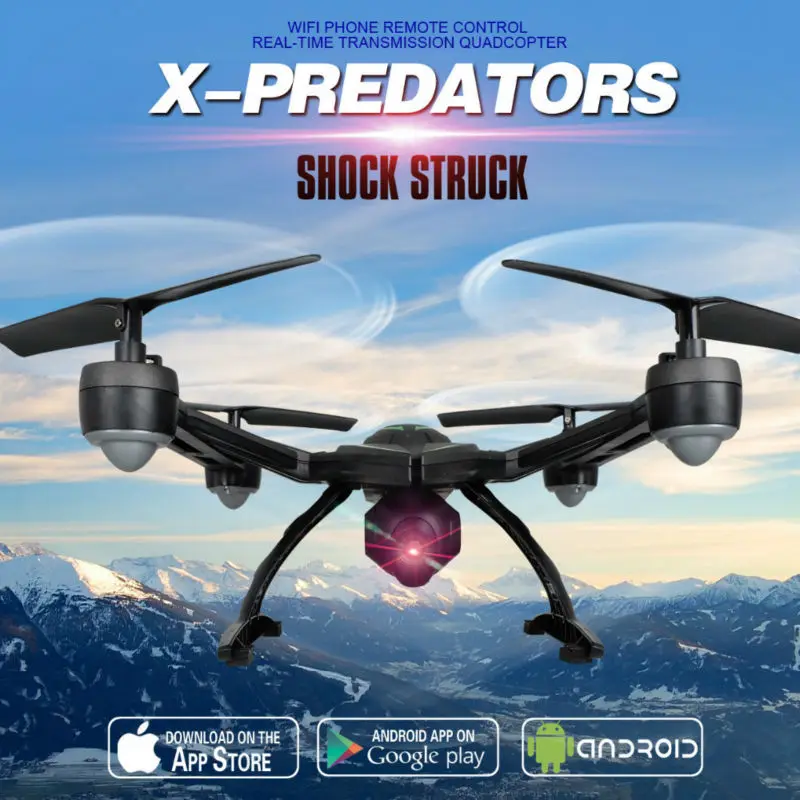 New arriva JXD510W RC drone 2.4G WIFI FPV HD camera RC quadcopter with brometer set High Hold Mode One Key Return VS U919a U818A
New arriva JXD510W RC drone 2.4G WIFI FPV HD camera RC quadcopter with brometer set High Hold Mode One Key Return VS U919a U818A