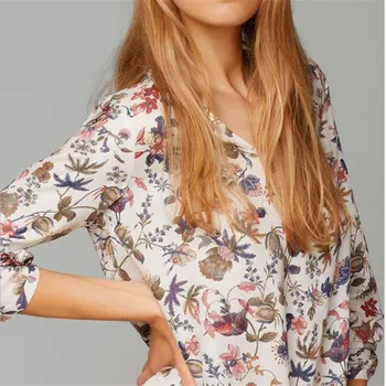 2019 V-neck Tops High Quality Women Fashion Retro Vintage Blouse Ladies Office Shirts Womens Tops And Blouses Print C041
2019 V-neck Tops High Quality Women Fashion Retro Vintage Blouse Ladies Office Shirts Womens Tops And Blouses Print C041
