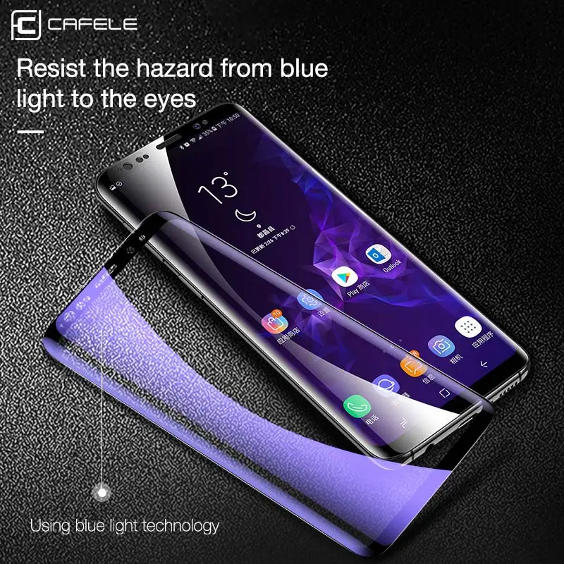 CAFELE 9D Curved Tempered Glass For Samsung Galaxy S9 Full Curved Screen Protector for Samsung Original Hyperboloid Film
CAFELE 9D Curved Tempered Glass For Samsung Galaxy S9 Full Curved Screen Protector for Samsung Original Hyperboloid Film