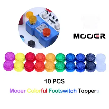 Mooer 10 pcs Footswitch Topper 10 Colors Candy Colorful Plastic Bumpers Guitar Effect Pedal Protectors
Mooer 10 pcs Footswitch Topper 10 Colors Candy Colorful Plastic Bumpers Guitar Effect Pedal Protectors