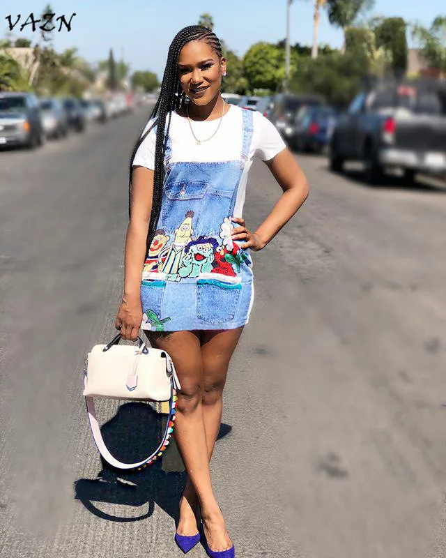 VAZN Special Design 2018 New Popular Casual Style Women Dress Solid Denim O-Neck Short Sleeve Bodycon Mini Dress Vestido WY6458
VAZN Special Design 2018 New Popular Casual Style Women Dress Solid Denim O-Neck Short Sleeve Bodycon Mini Dress Vestido WY6458