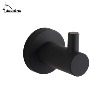 New Modern Rubber Paint Black Simple Clothes Hook 304 Stainless Steel Brushed Coat Hook Towel Hook Bathroom Accessories K65
New Modern Rubber Paint Black Simple Clothes Hook 304 Stainless Steel Brushed Coat Hook Towel Hook Bathroom Accessories K65