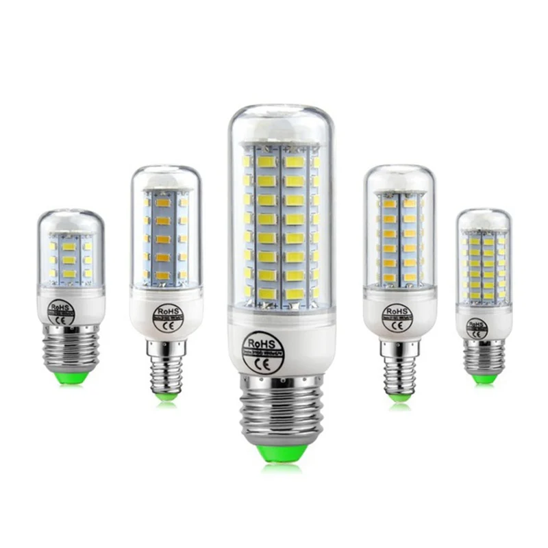AIMENGTE E14 E27 LED Lamp SMD 5730 220V 24 36 48 56 69 72 LEDs Ampoule LED Corn Bulb Candle Light Home Kitchen Indoor Lighting
AIMENGTE E14 E27 LED Lamp SMD 5730 220V 24 36 48 56 69 72 LEDs Ampoule LED Corn Bulb Candle Light Home Kitchen Indoor Lighting