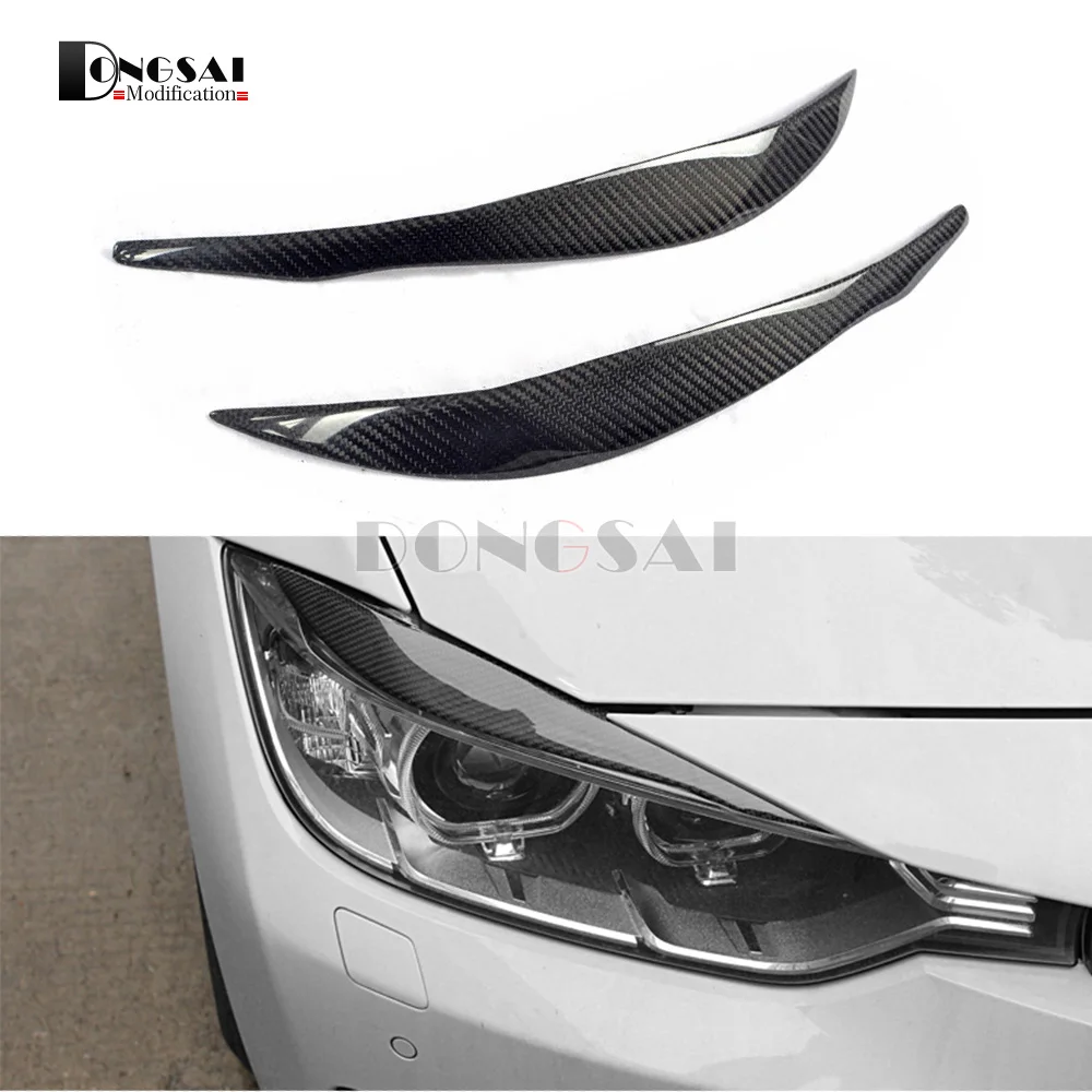 Carbon Fiber Gloss Black Headlight Eyelid Eyebrow suit for BMW 3 Series F30 F31 318i 320i 325i 328i 2012-2016 4-Door
Carbon Fiber Gloss Black Headlight Eyelid Eyebrow suit for BMW 3 Series F30 F31 318i 320i 325i 328i 2012-2016 4-Door