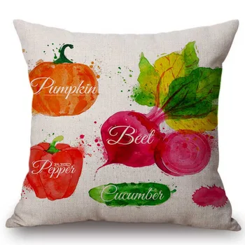Watercolor Vegetable Carrot Summer Fruits Dinner Room Decoration Cushion Cover Cotton Linen Nordic Decorative Sofa Throw Pillow
Watercolor Vegetable Carrot Summer Fruits Dinner Room Decoration Cushion Cover Cotton Linen Nordic Decorative Sofa Throw Pillow