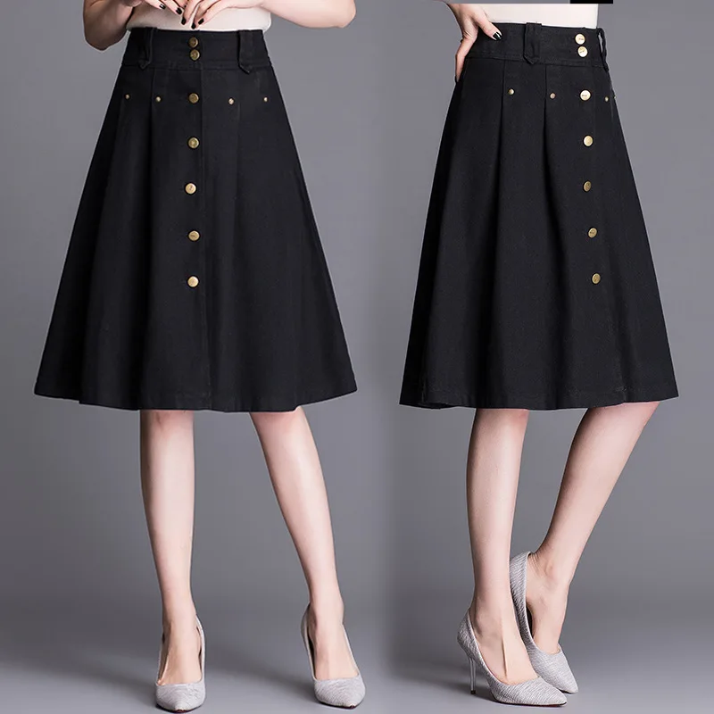 1267 single-breasted girl skirt female spring summer new A-line skirts women Slim thin fashion big swing skirt long section
1267 single-breasted girl skirt female spring summer new A-line skirts women Slim thin fashion big swing skirt long section