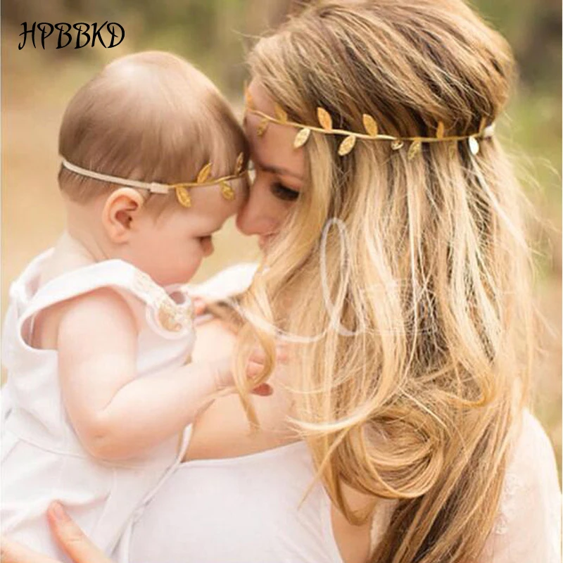 HPBBKD Leaf Crown Headband Parent-child Headwrap Baby Girl Boy headwear Newborn Toddler Hairband Baby Hair Accessories BHW-111
HPBBKD Leaf Crown Headband Parent-child Headwrap Baby Girl Boy headwear Newborn Toddler Hairband Baby Hair Accessories BHW-111