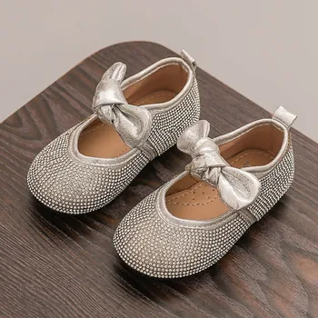Children Kid Girls baby shoes Crystal Princess Bowknot Student Casual Formal Bright skin student Princess baby rhinestone
Children Kid Girls baby shoes Crystal Princess Bowknot Student Casual Formal Bright skin student Princess baby rhinestone