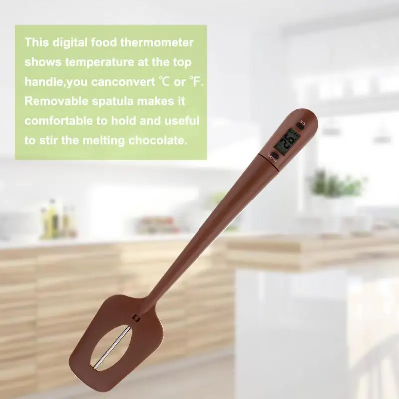 Digital Cooking Thermometer Portable Household Kitchen Temperature Tester Meter For Chocolate Syrup Sauce
Digital Cooking Thermometer Portable Household Kitchen Temperature Tester Meter For Chocolate Syrup Sauce