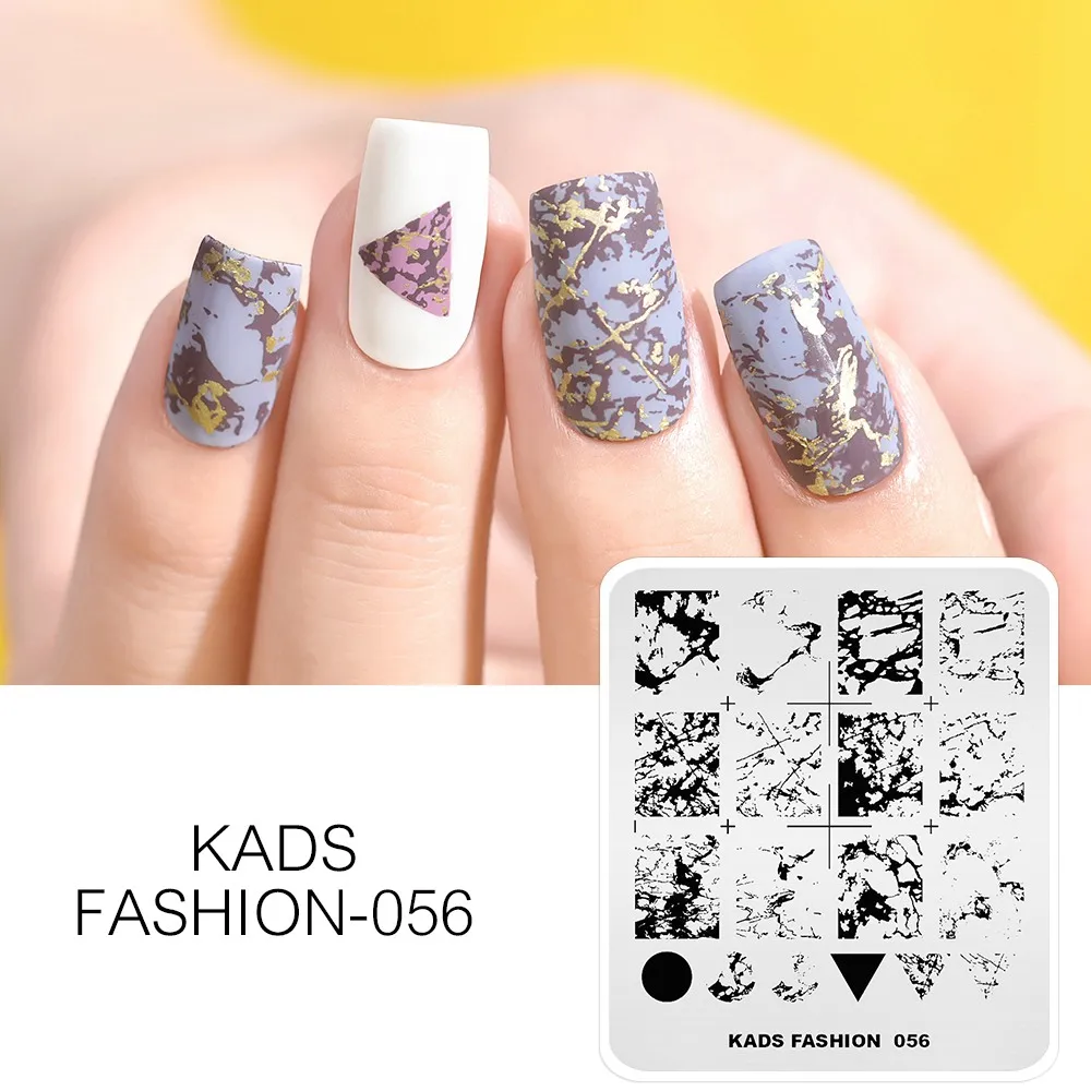 KADS New Stamper Fashion 056 Nail Stamping Plates Marble Patterns Image Manicure Stamping Template Overprinting for Nail Art
KADS New Stamper Fashion 056 Nail Stamping Plates Marble Patterns Image Manicure Stamping Template Overprinting for Nail Art