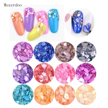 12 Pots Natural Shell Abalone Flakes Nail Art Decoration Mermaid Gradient Broken Sequins Nails Manicure Uv Gel DIY Accessory Set
12 Pots Natural Shell Abalone Flakes Nail Art Decoration Mermaid Gradient Broken Sequins Nails Manicure Uv Gel DIY Accessory Set