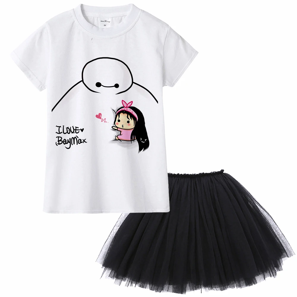 Big Hero 6 Baymax Clothing Set for Kids Girl 1Yto12Y Cartoon Super Hero Children Girl Summer Set T-shirt + Tutu Skirt Dress Set
Big Hero 6 Baymax Clothing Set for Kids Girl 1Yto12Y Cartoon Super Hero Children Girl Summer Set T-shirt + Tutu Skirt Dress Set