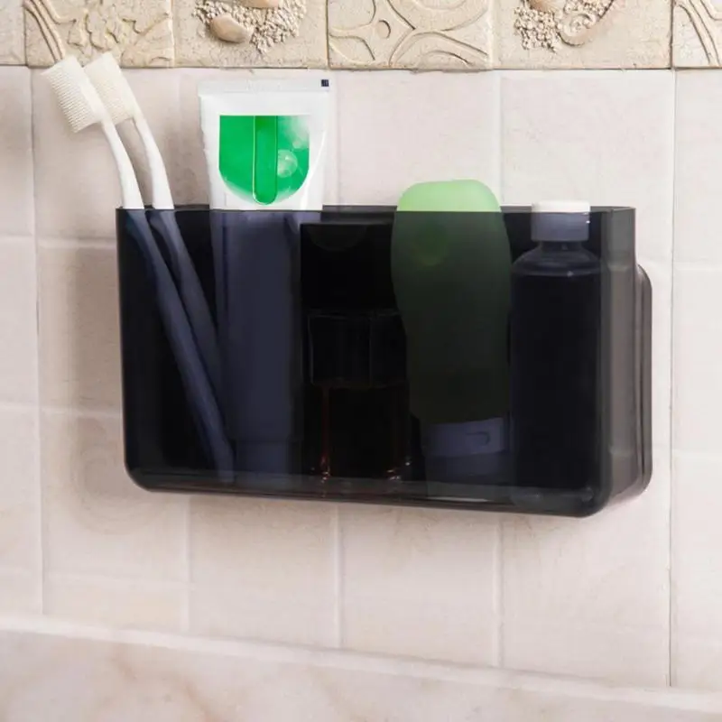 Transparent Plastic Wall-mount Storage Box Nail Free Cosmetics Air Conditioner Remote Control Holder Organizer
Transparent Plastic Wall-mount Storage Box Nail Free Cosmetics Air Conditioner Remote Control Holder Organizer