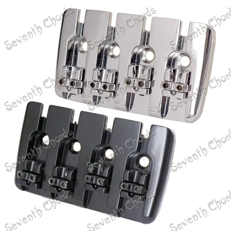 Vintage Top Load Adjustable Saddle Bridge for 4 String Electric Bass - Chrome - Black For choose
Vintage Top Load Adjustable Saddle Bridge for 4 String Electric Bass - Chrome - Black For choose