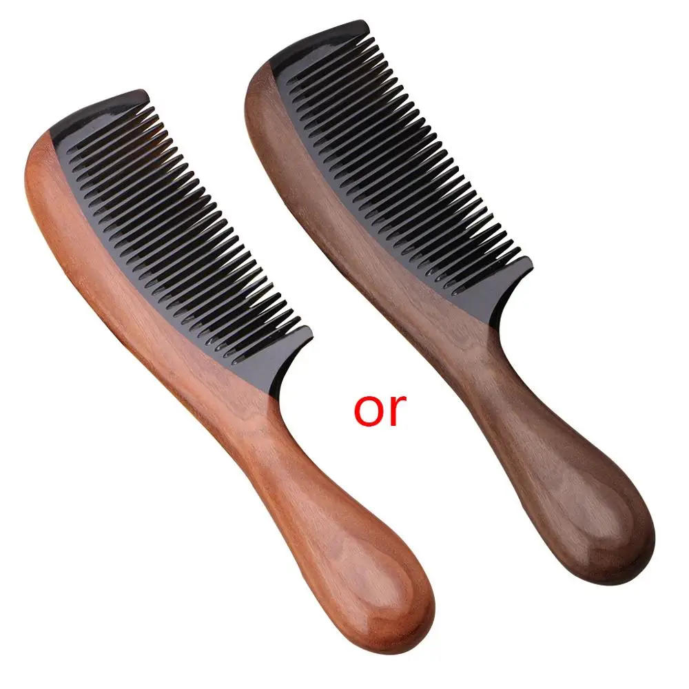 New Pro Natural Ox Horn Green Sandalwood Fragrant Comb Wooden Handle Combs Hair Care Supplies #11
New Pro Natural Ox Horn Green Sandalwood Fragrant Comb Wooden Handle Combs Hair Care Supplies #11
