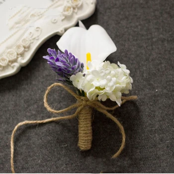 Wedding Groom Boutonniere Groomsman Corsage White Artificial PU Calla Lily Flower Man Brooch Corages Buttonhole Suit Accessories
Wedding Groom Boutonniere Groomsman Corsage White Artificial PU Calla Lily Flower Man Brooch Corages Buttonhole Suit Accessories