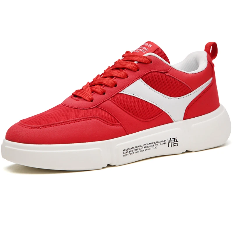High Quality Brand Men Walking Shoes Red Sneakers Footwear Autumn Male Sport Shoes Thick Sole Rubber For Men Shoes Breathable
High Quality Brand Men Walking Shoes Red Sneakers Footwear Autumn Male Sport Shoes Thick Sole Rubber For Men Shoes Breathable