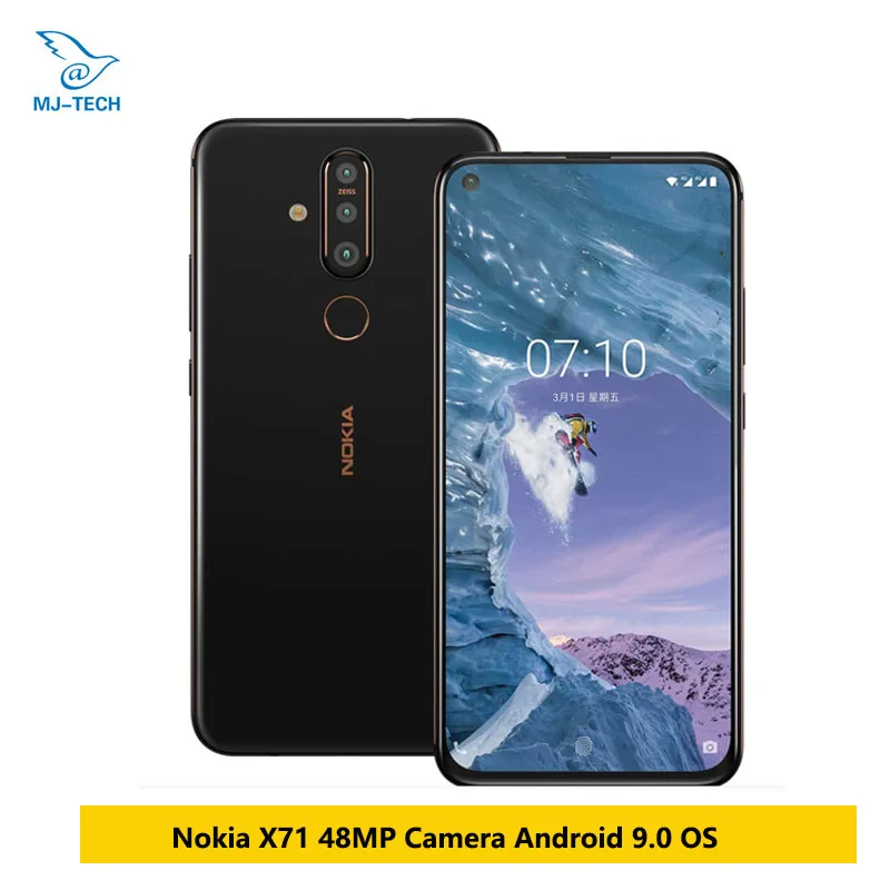 Nokia X71 Mobile Phone 6GB RAM 6.39" Snapdragon 660 Octa Core Android 9 48MP Camera Fingerprint 4G Mobile Phone
Nokia X71 Mobile Phone 6GB RAM 6.39" Snapdragon 660 Octa Core Android 9 48MP Camera Fingerprint 4G Mobile Phone