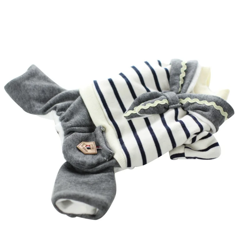 Dog Cat Pet Cotton Padded Jacket Sailor Collar Coat Clothing Striped For Pet Winter Warm Fleece Dog Puppy Jumpsuit Hoodie
Dog Cat Pet Cotton Padded Jacket Sailor Collar Coat Clothing Striped For Pet Winter Warm Fleece Dog Puppy Jumpsuit Hoodie