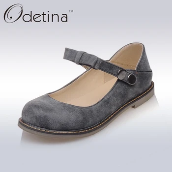 Odetina 2019 Fashion Mary Jane Flats Big Size For Women Round Toe Buckle Strap Comfortable Sweet Ladies Casual Flats Bowknots
Odetina 2019 Fashion Mary Jane Flats Big Size For Women Round Toe Buckle Strap Comfortable Sweet Ladies Casual Flats Bowknots