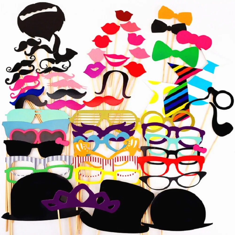 Photobooth Props Wedding Partty Decorations 60Pcs/Lot DIY Mask Photo Booth Props Mustache birthday party supplies wedding favor
Photobooth Props Wedding Partty Decorations 60Pcs/Lot DIY Mask Photo Booth Props Mustache birthday party supplies wedding favor