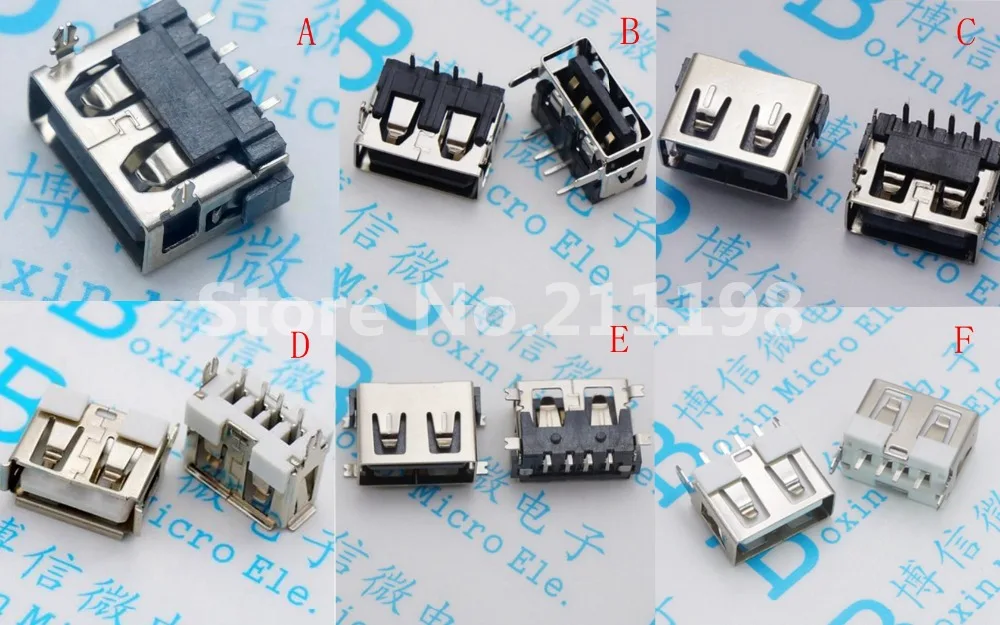 10PCS AF10.0 USB Socket length 10mm Packing tape Two feet fixed SMD\Vertical crimping\Flat\
10PCS AF10.0 USB Socket length 10mm Packing tape Two feet fixed SMD\Vertical crimping\Flat\