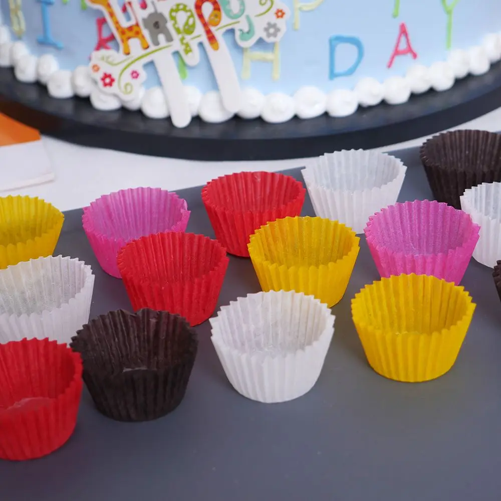HTB1DZ2ZaCYH8KJjSspdq6ARgVXaU 1000PCS 25x21mm Mini Colorful Paper Cake Cupcake Liner