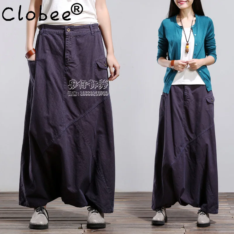 Women Pants 2019 Harem Pants Women's Loose Wide Leg Pants Bloomers Original Design Button Fly Cotton Pants Women Trousers
Women Pants 2019 Harem Pants Women's Loose Wide Leg Pants Bloomers Original Design Button Fly Cotton Pants Women Trousers