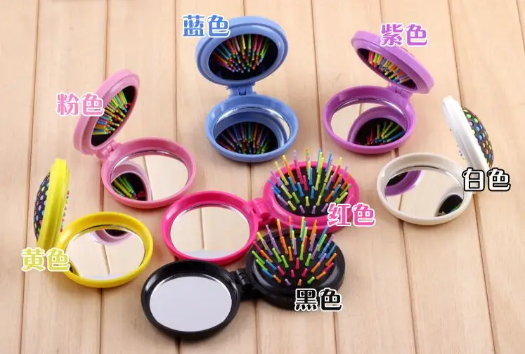 1cs Girls Travel Folding Hair Massage Brush With Mirror Pocket Size Comb Random Colors
1cs Girls Travel Folding Hair Massage Brush With Mirror Pocket Size Comb Random Colors