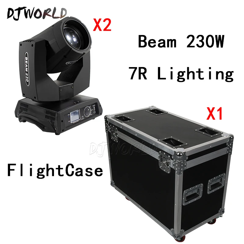 FlightCase With 2PCS Beam 230W 7R DMX512 Stage Effect Lighting Good For DJ Disco Party Dance Floor And Christmas Decorations
FlightCase With 2PCS Beam 230W 7R DMX512 Stage Effect Lighting Good For DJ Disco Party Dance Floor And Christmas Decorations