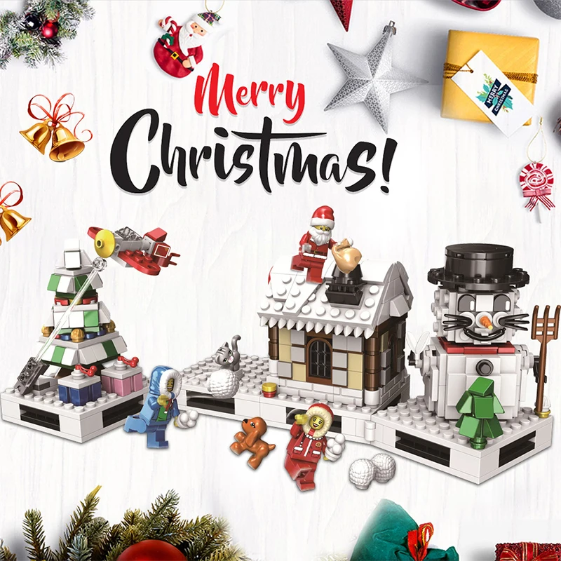 Compatible Legoes Building Blocks Santa Claus Figures Bricks Model Playmobil Technic Educational Classic Toys Christmas Gifts
Compatible Legoes Building Blocks Santa Claus Figures Bricks Model Playmobil Technic Educational Classic Toys Christmas Gifts
