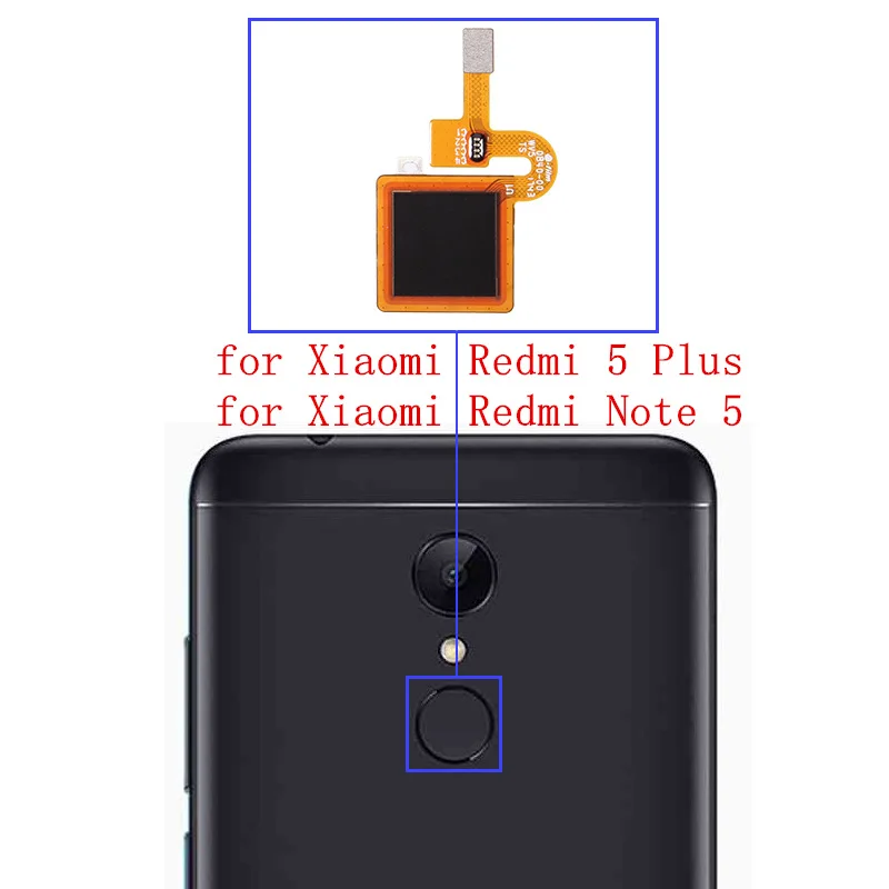For Xiaomi Redmi 5 Plus Redmi Note 5 Fingerprint Scanner Touch Sensor Home Button Flex Cable Replacement Repair Spare Parts
For Xiaomi Redmi 5 Plus Redmi Note 5 Fingerprint Scanner Touch Sensor Home Button Flex Cable Replacement Repair Spare Parts
