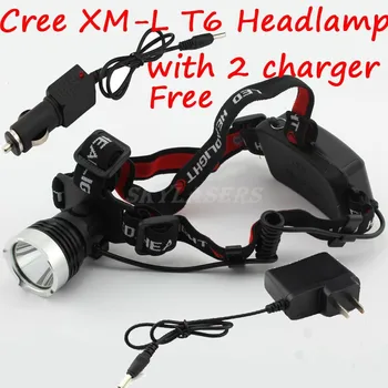 Waterproof 2000 Lumen XML T6 LED Headlamp Headlight 3 Mode Adjustable 18650 LED Head Light Lamp + Charger + Car Charger
Waterproof 2000 Lumen XML T6 LED Headlamp Headlight 3 Mode Adjustable 18650 LED Head Light Lamp + Charger + Car Charger
