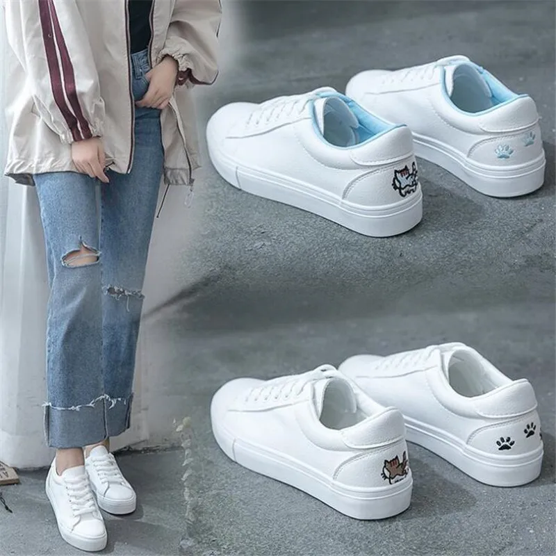 DIWEINI2019 New Spring and Summer With White Shoes Women Flat Leather Canvas Shoes Female White Board Shoes Casual Shoes Female
DIWEINI2019 New Spring and Summer With White Shoes Women Flat Leather Canvas Shoes Female White Board Shoes Casual Shoes Female