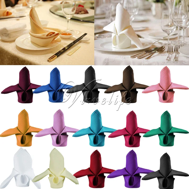 20pcs 30x30 cm Wedding Table Napkin Linen Napkin Polyester Handkerchief Cloth for Diner Party Xmas Supply Wedding Favors
20pcs 30x30 cm Wedding Table Napkin Linen Napkin Polyester Handkerchief Cloth for Diner Party Xmas Supply Wedding Favors