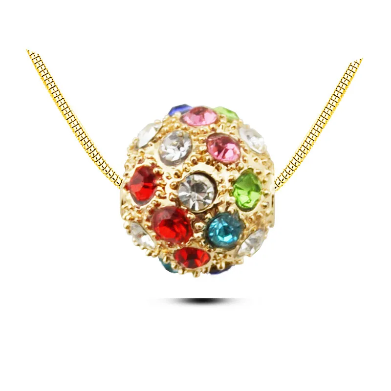 N160 Rhinestone Ball Necklace Gold And Silver Color Jewellery Necklace Allergy Free 2017 Women Necklace Pendant
N160 Rhinestone Ball Necklace Gold And Silver Color Jewellery Necklace Allergy Free 2017 Women Necklace Pendant