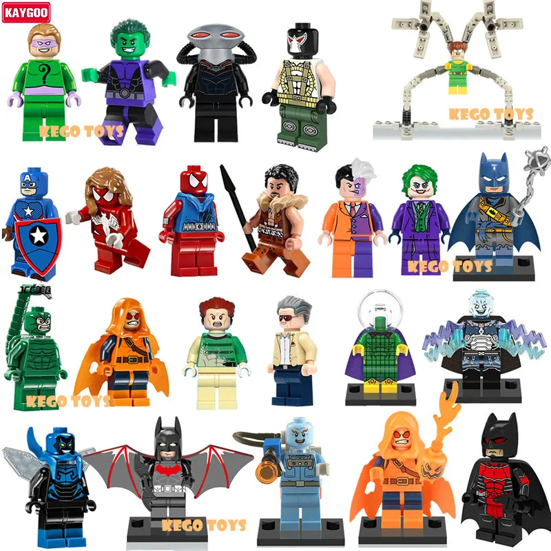 Kaygoo Single Sale DC Marvel Superheroes Super Heroes Batman Stan Lee Spiderman batman Building Blocks Toys Gifts
Kaygoo Single Sale DC Marvel Superheroes Super Heroes Batman Stan Lee Spiderman batman Building Blocks Toys Gifts