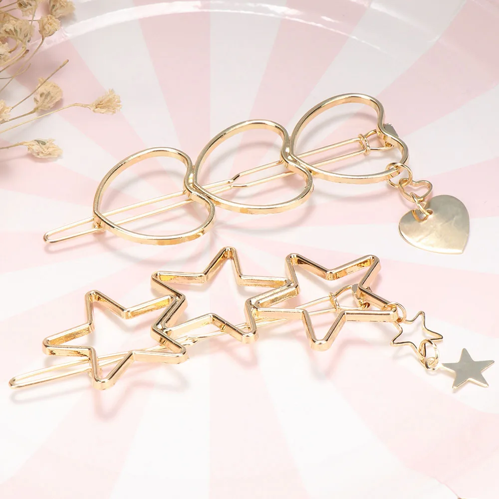 1Pcs Fashion Women Girls Hairpins Girls Geometric Hollow Pendant Metal Hair Clip Delicate Decorations Jewelry Accessories
1Pcs Fashion Women Girls Hairpins Girls Geometric Hollow Pendant Metal Hair Clip Delicate Decorations Jewelry Accessories