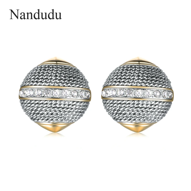 Nandudu New Arrival Square Style with Little Crystal Stud Earrings Popular Dazzling Fashion Jewelry Earring for Women Gift CE283
Nandudu New Arrival Square Style with Little Crystal Stud Earrings Popular Dazzling Fashion Jewelry Earring for Women Gift CE283
