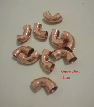Elbow Head Inner diameter: about 12mm, 90 Degree Copper Welding Elbow Refrigeration Air condition Pipe Fittings
Elbow Head Inner diameter: about 12mm, 90 Degree Copper Welding Elbow Refrigeration Air condition Pipe Fittings