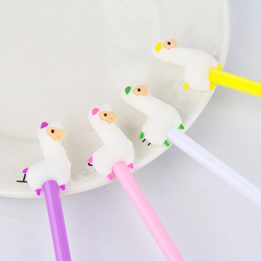 2pcs 0.38mm Black Ink Gel Pens Kawaii Signature Pens Cute School Office Stationary Supplies Cartoon Alpaca Shape Pen for Writing
2pcs 0.38mm Black Ink Gel Pens Kawaii Signature Pens Cute School Office Stationary Supplies Cartoon Alpaca Shape Pen for Writing