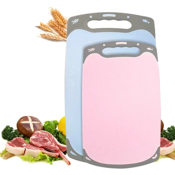 2PCS/Set Chopping Blocks Cutting Mat Cutting Pad Non-slip Wheat Straw Handle Cutting Board Easy Clean Anti-greasy Kitchen Tools
2PCS/Set Chopping Blocks Cutting Mat Cutting Pad Non-slip Wheat Straw Handle Cutting Board Easy Clean Anti-greasy Kitchen Tools