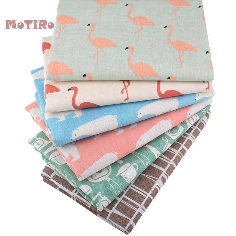 MoTiRo,6Pcs,25*45cm,Printed Cotton Linen Fabric,Bear & Flamingo Cartoon Cloth of Quilting/Sewing Table/Furniture Cover/Cushion
MoTiRo,6Pcs,25*45cm,Printed Cotton Linen Fabric,Bear & Flamingo Cartoon Cloth of Quilting/Sewing Table/Furniture Cover/Cushion