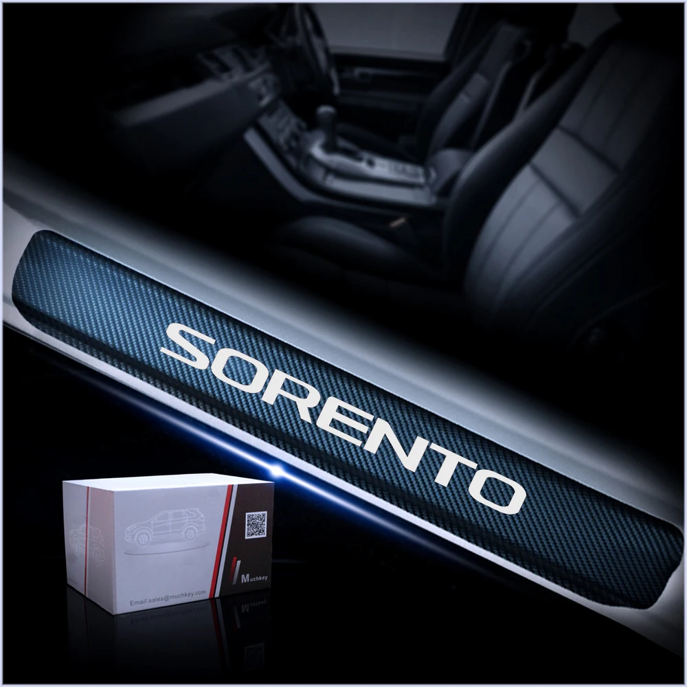 For KIA SORENTO Car Styling 4D Carbon Fiber Vinyl Sticker Car Door Sill Protector Scuff Plate Accessories Door Threshold Plate
For KIA SORENTO Car Styling 4D Carbon Fiber Vinyl Sticker Car Door Sill Protector Scuff Plate Accessories Door Threshold Plate