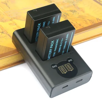 2PC DMW-BLC12 BLC12 Camera Bttery and Dual USB Charger for Panasonic DMC-GH2 DMC-FZ200 DMC-G5 DMC-G6 DMC-FZ1000 DMC-FZ300/FZ330
2PC DMW-BLC12 BLC12 Camera Bttery and Dual USB Charger for Panasonic DMC-GH2 DMC-FZ200 DMC-G5 DMC-G6 DMC-FZ1000 DMC-FZ300/FZ330