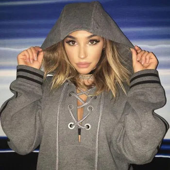 New Fashion Women Casual Street Wear Winter Autumn Hooded Crop Tops Sweatshirt Jumper Hooded Cross Bandage Pullover Top
New Fashion Women Casual Street Wear Winter Autumn Hooded Crop Tops Sweatshirt Jumper Hooded Cross Bandage Pullover Top