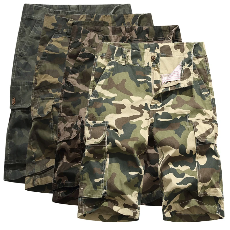 New Brand Summer military Camouflage Bermuda Cargo Shorts men Loose Cotton Multi-pocket Camo Casual Overalls Shorts Plus Size
New Brand Summer military Camouflage Bermuda Cargo Shorts men Loose Cotton Multi-pocket Camo Casual Overalls Shorts Plus Size