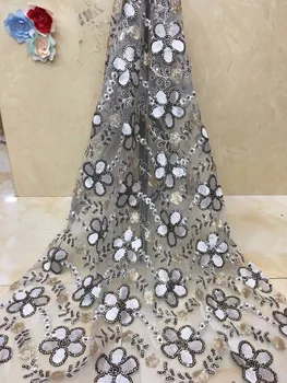 2019 High Quality African Lace Fabric 6 Colors French Net Embroidery Sequins Tulle Lace Fabric For Nigerian party Dress
2019 High Quality African Lace Fabric 6 Colors French Net Embroidery Sequins Tulle Lace Fabric For Nigerian party Dress