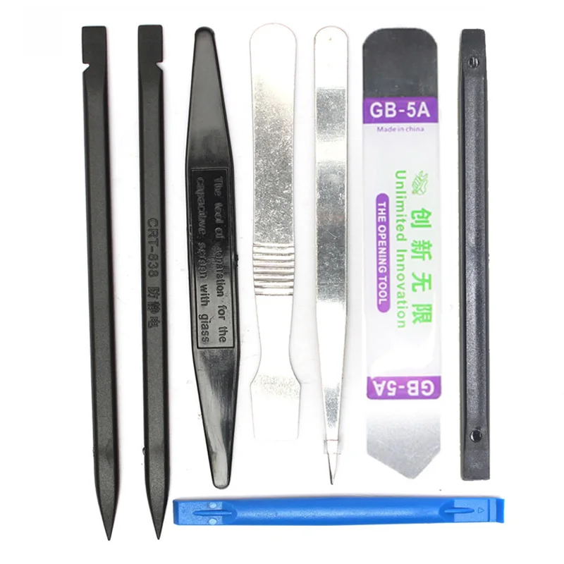 

1Set 8 In 1 Professional CellPhone Spudger Opening Pry Tools Disassembly Repair Tool Kit For iPhone 5S 6 Plus For Samsung Galaxy