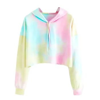 Hoodies Coat Casual Women Drawstring Hooded Sweatshirt Tie Dye Long Sleeve Hoodies Pullover Tops plus size S-XXL
Hoodies Coat Casual Women Drawstring Hooded Sweatshirt Tie Dye Long Sleeve Hoodies Pullover Tops plus size S-XXL